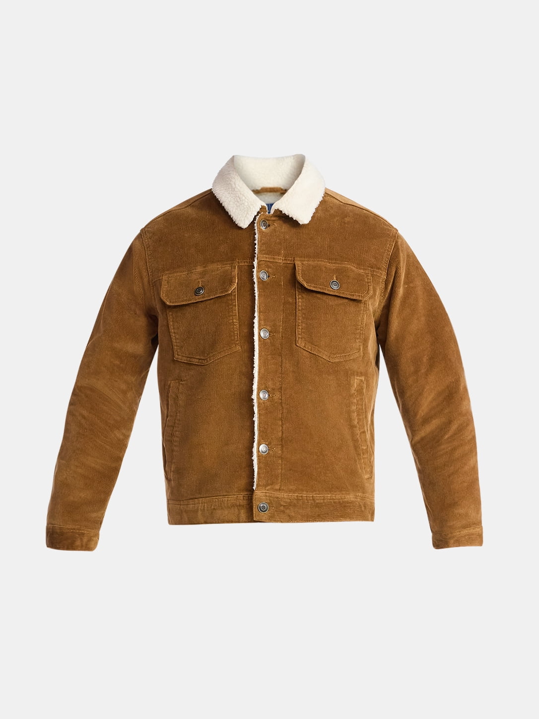 George Men's and Big Men's High Pile Denim Trucker Jacket, Size S-3XL