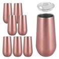 thumbnail image 3 of 8 Packs Stemless Champagne Flutes Wine Tumbler, 6 OZ Double-Insulated Tumbler with Lids Unbreakable Cocktail Cups, 3 of 4