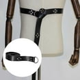 thumbnail image 4 of Cinturones de cuero para vestido, cinturón para Cosplay, accesorios para disfraces de batalla , cinturones de caballero, regalos para hombres y Negro Soledad cinturón, 4 of 9