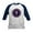 Navy/White, variant on CafePress - Armenian Heart Mandala Kids Baseball Jersey - Kids Cotton Baseball Jersey, 3/4 Sleeve Shirt