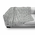 thumbnail image 3 of England Soft Flannel Fleece Blanket, Famous Cities in Monochrome Hand Lettering Style Bristol London Oxford, Cozy Plush for Indoor and Outdoor Use, 50" x 70", Black White Vermilion, by Ambesonne, 3 of 6