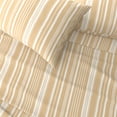 thumbnail image 3 of Great Bay Home Striped Ultra-Soft Brushed Microfiber Sheet Set, Twin, 3-Piece, 3 of 5