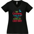 thumbnail image 3 of Inktastic Grammy is Never too Old to be Excited for Christmas Women's Plus Size V-Neck T-Shirt, 3 of 5