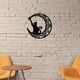 thumbnail image 5 of Decoración de Arte de pared ", silueta de gato, adorno para colgar en la pared, placa de decoración de gato para porche, jardín, cerca EstiloC Colco Mural, 5 of 8