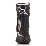 Alpinestars SMX Plus V2 Mens Motorcycle Boots Black/White/Fluo Red 40 EUR