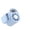 B002- Blue, variant on Orange Wearable Fan, Portable Neck Fan Rechargeable, Usb Fan for Desk, Battery Powered Fan Rechargeable, 3X3X2.5 Inch Compact Multi-Function Ice Cooling Mini Fan, That Works As A