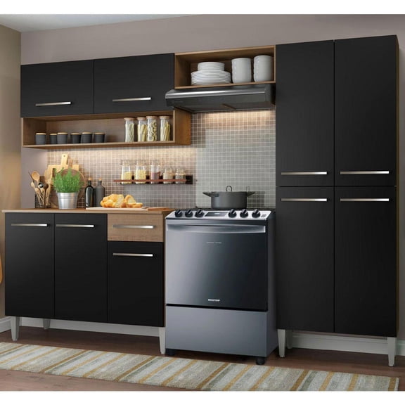 Cocina Integral Completa Modular Madesa Emilly Pop 229 MN 01
