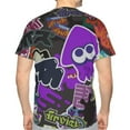 thumbnail image 3 of Splatoon Shirt 3d Printed T Shirt Crewneck Short Sleeve Top Tees For Mens, 3 of 8
