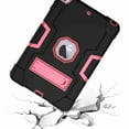 thumbnail image 7 of Dteck iPad Mini 5, Mini 4 Case, Shockproof [Full-Body] Hybrid 3-Layer Drop Protection Rugged Kickstand [HD Screen Protector] Cover For iPad Mini 5th 2019 / Mini 4th Gen 2015 7.9", Black+Rose, 7 of 7