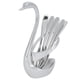 thumbnail image 1 of Organizador de Vajilla, Portavasos de Acero inoxidable Soportador de Cisne Fino Recibido de Horquilla de Mano de Obra Con Soporte para Restaurante para Café, 1 of 7