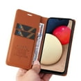 thumbnail image 4 of Funda para Samsung Galaxy A02S Estuche de Cuero PU Tipo Cartera con Ranuras para Tarjetas y Cierre Magnético, 4 of 5