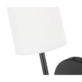 thumbnail image 6 of Mel 1 light Brass and White shade wall sconce, 6 of 14