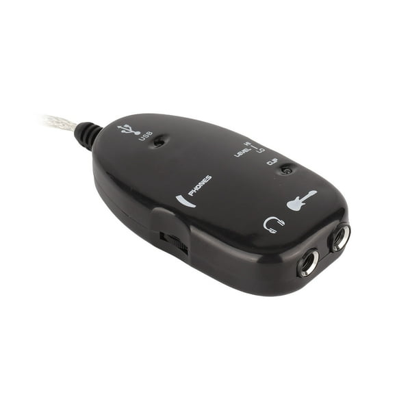 Fdit USB Guitar Link,Guitar Link Devices,USB Guitar Link Compatible MP3 WAV AIFF Audio Cable Recorder Connector For Laptops Computer