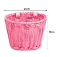 thumbnail image 4 of Cesta de bicicleta para niños Colamx tejida a mano 25cmx18cmx19cm, 4 of 8