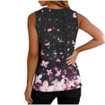 thumbnail image 5 of ZGRBOU Plus Size Floral Print Tank Tops for Women Summer Sleeveless V Neck T-Shirts Fashion Casual Loose Fit Tunics Shirts, 5 of 5