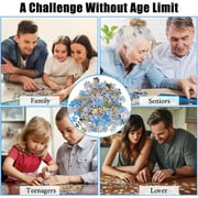 wooden puzzle City Skyline at Dusk Intelligent Game Fit togather a magic Art for home Decoration or Prensent 500 pieces