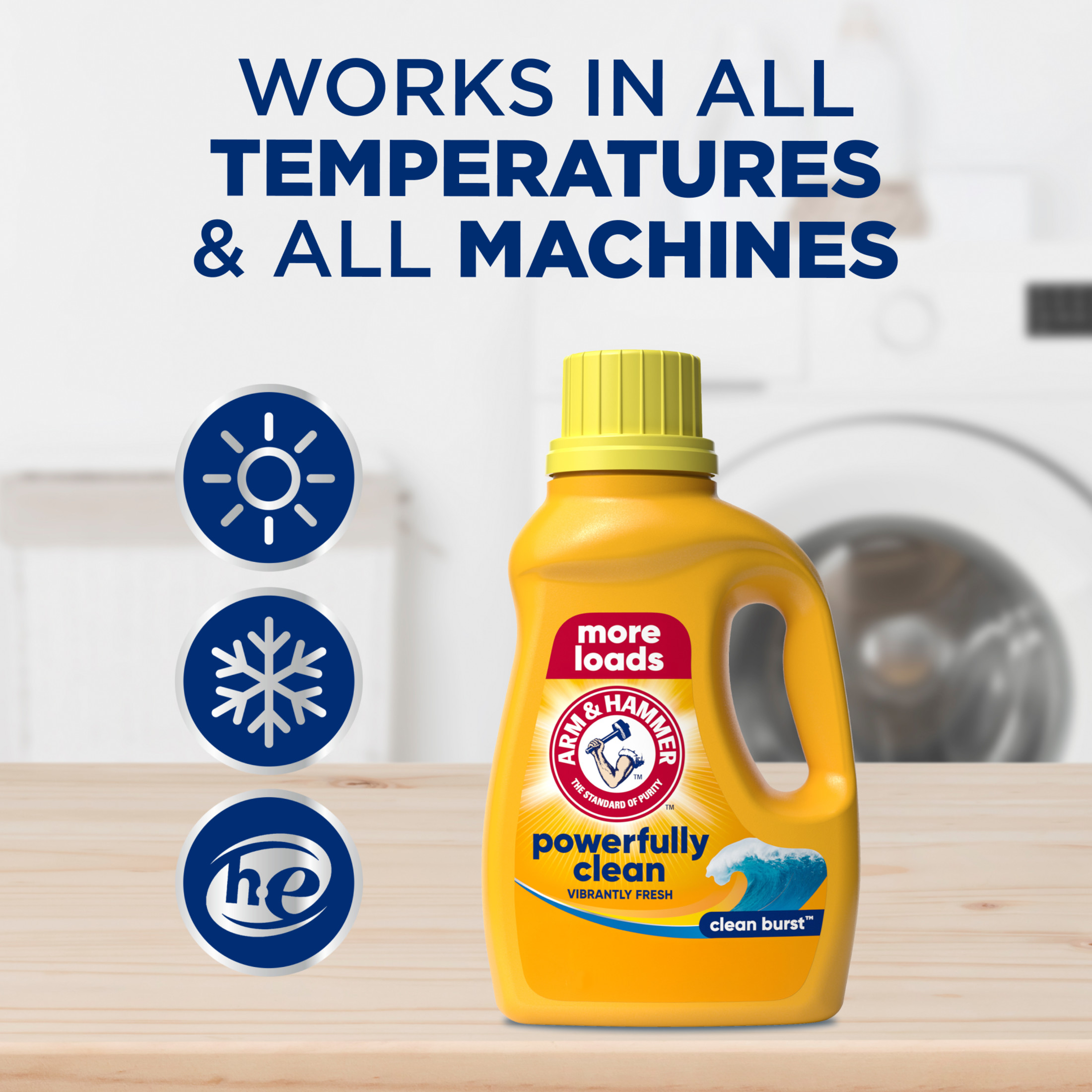 Arm & Hammer Liquid Laundry Detergent Clean Burst 110 Oz photo 7