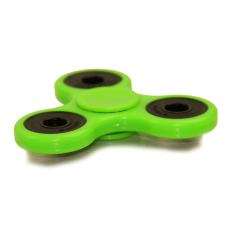 Fidget Spinner Super Set of One Green Fidget Spinner per Pack Stress Relief Relaxation Great Gift Idea for Autism, ADD, ADHD etc.