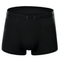 thumbnail image 4 of Men's Underwear Briefs Solid Color Breathable Mid Rise Shorts Underpants, 4 of 4