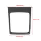 thumbnail image 4 of Etiqueta engomada de la cubierta del panel de cambio de marchas Ajuste de fibra de carbono para Mitsubishi Lancer GT/GTS 2008-2016, 4 of 8
