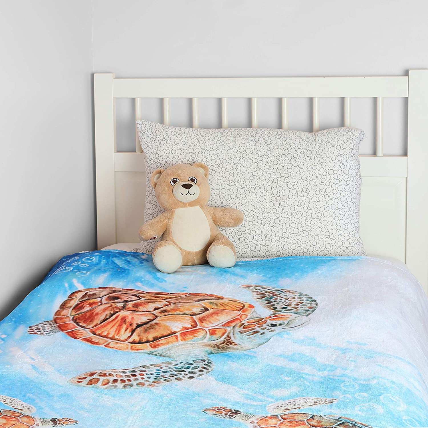Koltose by Mash - Teddy Bear Throw Blanket, Fleece Fabric, XL 50x 60, Machine Washable, Size: 60 x 50 Inches