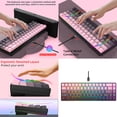 thumbnail image 2 of Wireless Mechanical Keyboards Hot Swappable Linears Switches RGBs Side Lighting 8000mAh Rechargeable, 2 of 8