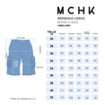 thumbnail image 5 of Bermuda de mezclilla MCHK 8052. Corte cargo. Color azul. Para hombre, 5 of 5