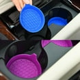 thumbnail image 4 of HUGFEGWE Recessed Interior Accessory Car Water Cup Holder Pad Scratchproof Silicone Mat Embedded Bottle Holder Insert Coasters Slip Mat CJB91-108440, 4 of 8