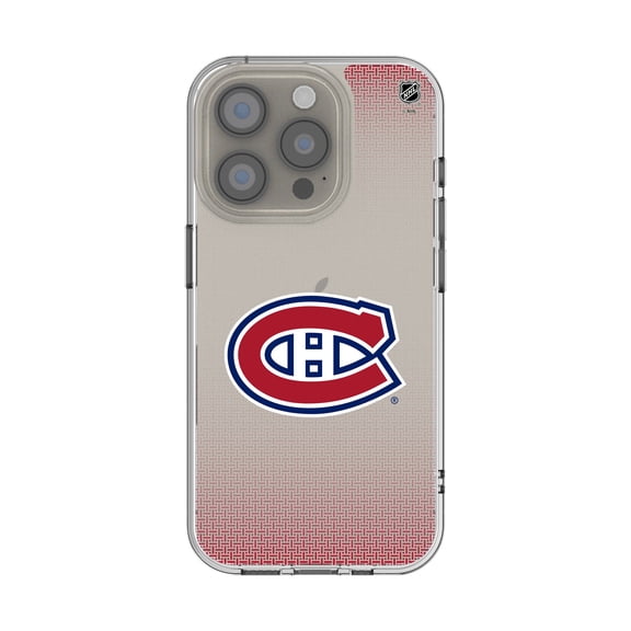 Montreal Canadiens Linen Logo iPhone Clear Case