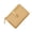 Khaki, variant on Wallet Women Bifold Snap Closure Top Zipper Pocket Solid Color Slim Lightweight Casual Business Travel Daily Use