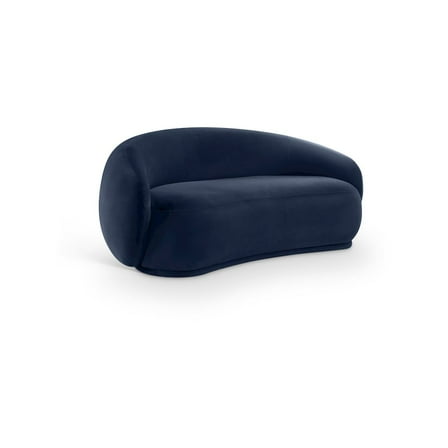 Meridian Furniture Emery Navy Velvet Loveseat
