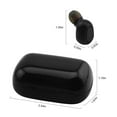 thumbnail image 5 of SHARE SUNSHINE Wireless Earbuds In-Ear Bluetooth Headphones with Digital Display Charging Case-Black, 5 of 6