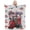 Black4, variant on Vintage London Postage Stamp Collage Throw Blanket, Soft Plush Flannel Fleece with Union Jack, Big Ben, and Red Bus for Home Decor