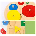 thumbnail image 4 of Montessori Bloques de Geometría de Tablero de Inserción Rompecabezas Juguete Educativo para Niños de Navidad - CUTICAT Bloques de geometría que insertan el juguete, 4 of 8