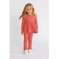 thumbnail image 2 of easy-peasy Toddler Girl Long Sleeve Babydoll Top, Sizes 12 Months-5T, 2 of 7