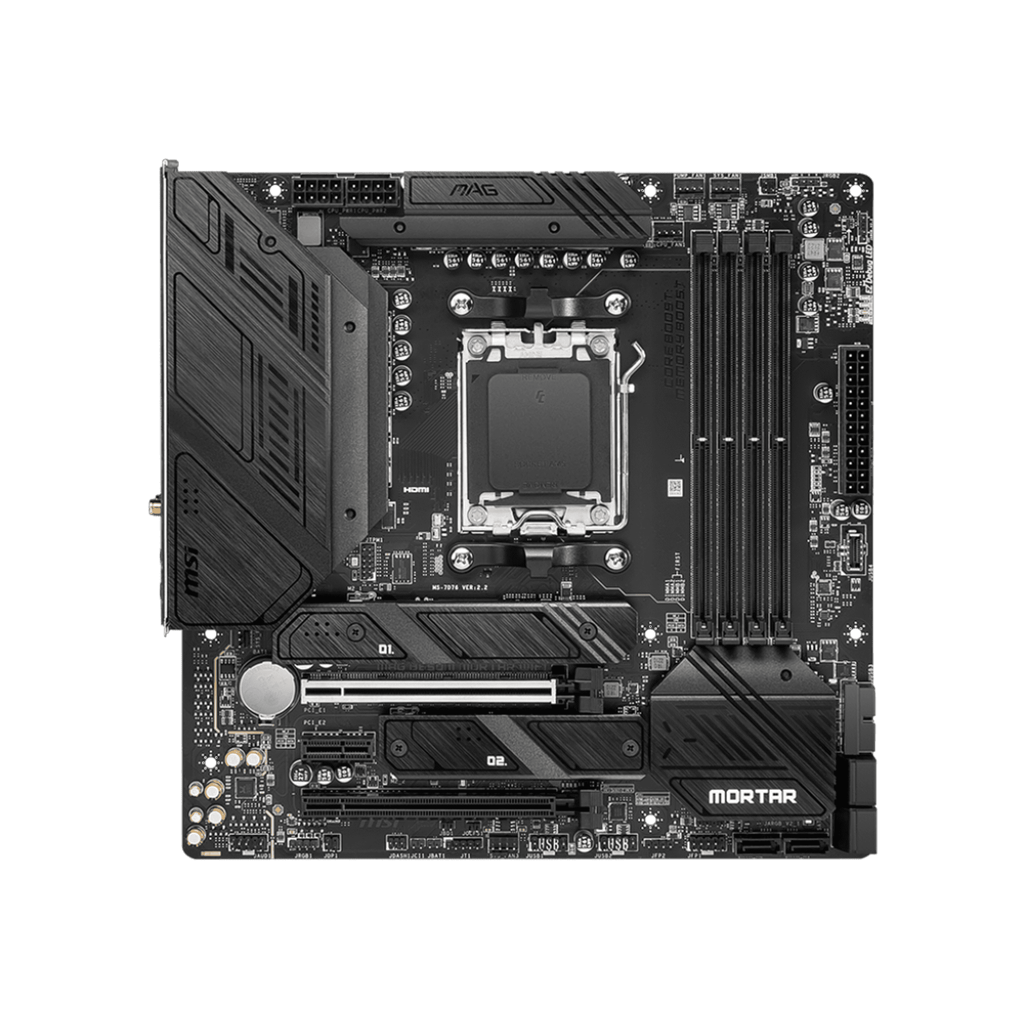 MSI MAG B650M MORTAR WIFI AMD AM5 マザーボード 51xbrgE9fGL.jpg