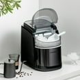 thumbnail image 2 of Costway Countertop Ice Maker 26.5lbs/Day Self-Cleaning Machine w/ Flip lid Black, 2 of 10