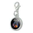 thumbnail image 2 of Electric Guitars Gear Up Rock and Roll Antiqued Bracelet Pendant Zipper Pull Charm with Lobster Clasp, 2 of 5