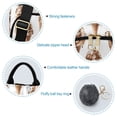 thumbnail image 7 of FORMRS Women's Travel Backpack Purse Anti-Theft Hidden Pockets Casual Shoulder Bag, Brown Ice Cream Pattern, 7 of 7