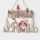thumbnail image 5 of Letrero colgante de Navidad, letrero de puerta de madera, decoración de pared de puerta de Navidad, decoración de árbol de Navidad, 5 of 5
