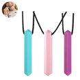 thumbnail image 1 of Collar sensual de crayón masticable de 3 piezas, mejor para niños o adultos que aman morder o autismo, masticables de silicona de textura perfecta, colgantes masticables para niños y niñas Zhivalor 222036-2, 1 of 4