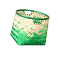 thumbnail image 1 of Organizador de cestas de almacenamiento de bambú de diseño macetero de asas Sunnimix Tejiendo cestas de almacenamiento, 1 of 8