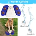 thumbnail image 6 of Step On Dog Water Fountain TeqHome Dog Sprinkler Multifunctional Automatic Pet Water Dispenser Outdoor Dog Drinking Water Easy Paw Activated Blue, 6 of 12