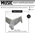 thumbnail image 2 of Music Party Tablecovers (2 Pack), Band Party Decorations, Musical Birthday, Music Note Party, Music Decorations, Music Birthday, 2 of 8