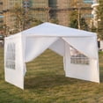 thumbnail image 2 of SalonMore 10'x10' Party Wedding Patio Tent w/4 Canopy Gazebo Pavilion Event, 2 of 10