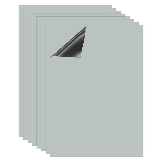 Tableau Effaçable à Sec, Tableau Calendrier de Réfrigérateur A4 8 Pack Aimants Tableau Blanc, Argent