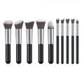 thumbnail image 1 of Set de 10 pinceles para base de maquillaje, adecuado para todo tipo de pieles, entre los utensilios de belleza., 1 of 2