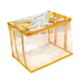 thumbnail image 5 of QSTDGVPW Book Storage Organizer Dustproof Portable Spacious Capacity File Storage Box Yellow, 5 of 9