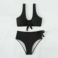 thumbnail image 4 of Women Slimming Ruffle One Piece Swimsuits Ruched Tummy Bathing Suits, 4 of 5