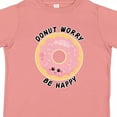 thumbnail image 4 of Inktastic Donut Worry Be Happy Pink Sprinkle Donut` Boys or Girls Toddler T-Shirt, 4 of 5